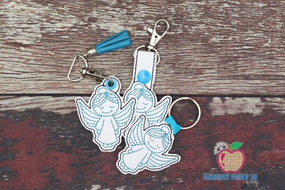 Angel ITH Key Fob Pattern