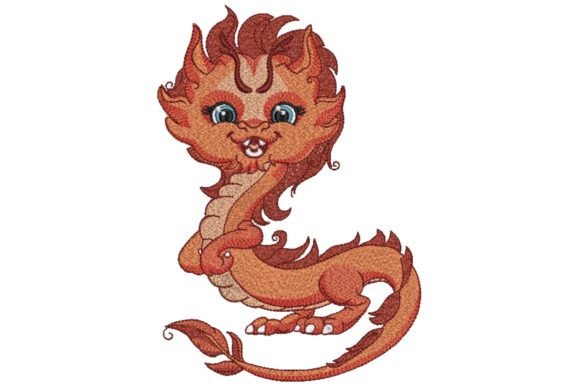 Cute Orange Baby Dragon: A Designer's Review
