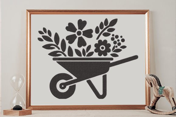 Floral Wheel Barrow: A Whimsical Embroidery Review