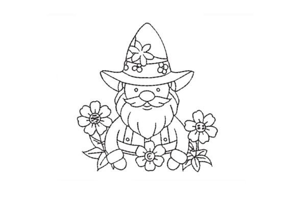 Gnome with Flowers Bean Stitch Design Review