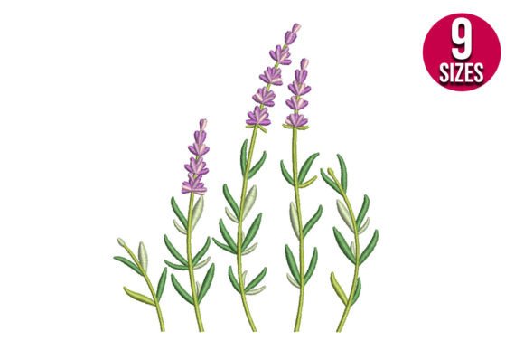 Lavender Wildflowers: A Designer's Take on Nature-Inspired Stitching