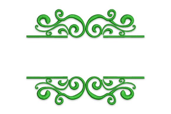 Review: Green Plant Flora Ornament Border for Craft Fairs