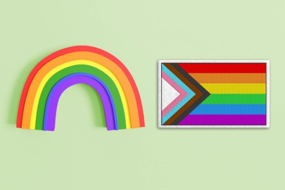 Review: Progress Pride Flag ITH Feltie for Boutique Sweatshirts