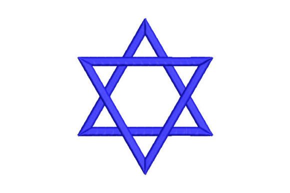 Star of David: A Festive Embroidery Design for Holiday Collections