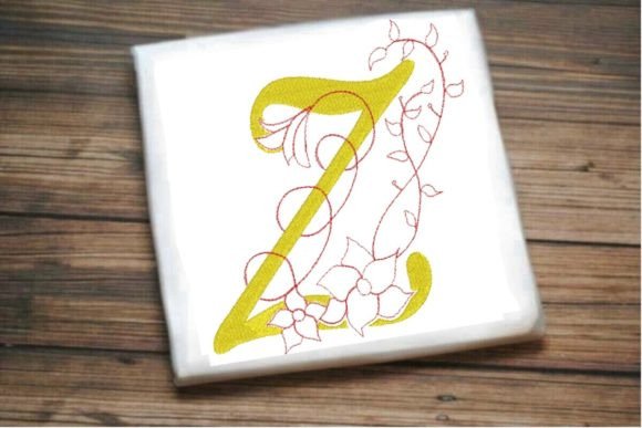 Z Letter Vine Monogram Flower Review